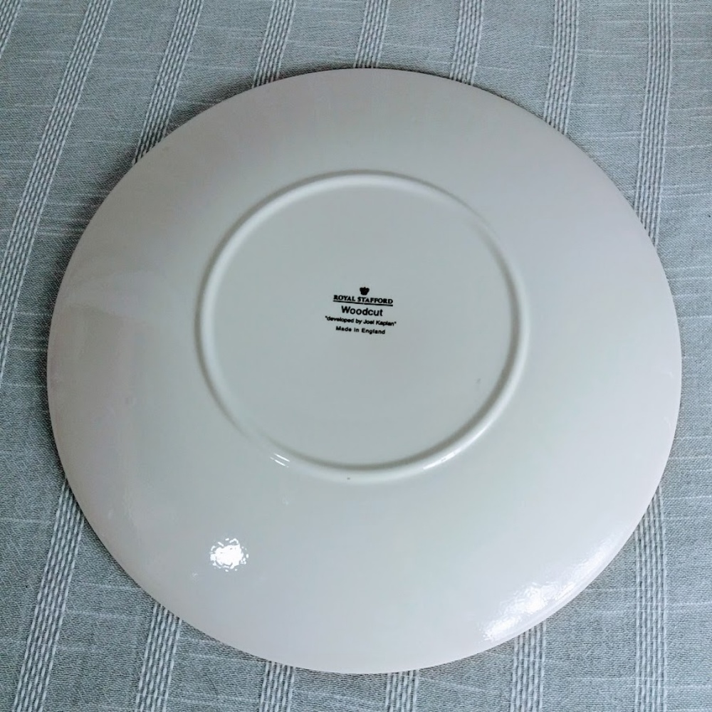 Royal Stafford Faux Bois Plate Platter 12.5 China - Picture 2 of 3